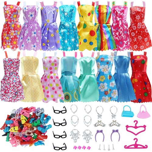 42pcs barbie doll clothes - 42pcs,