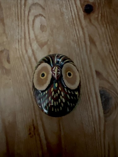 Small oval shaped owl - oval, box