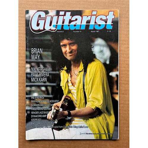 Queen guitarist magazine march - guitarist,