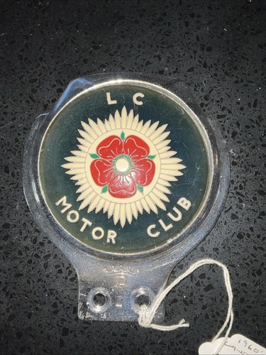 Vintage motor club badge - vintage,