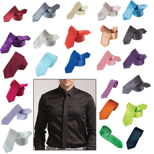 Men premium silk satin tie - men's,
