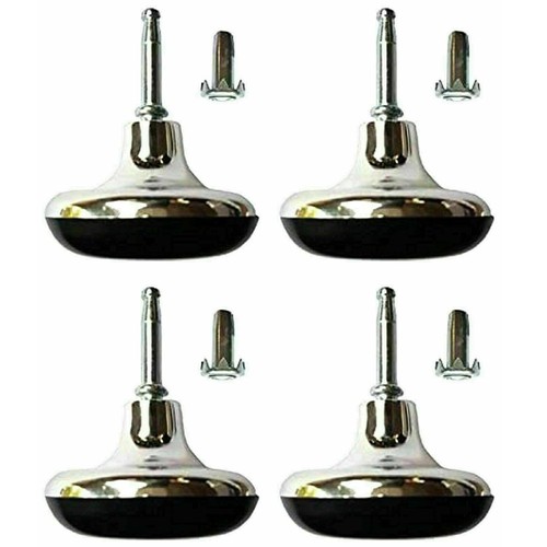 Chrome glides feet legs - chrome,