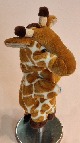 Giraffe plush hand - puppet,