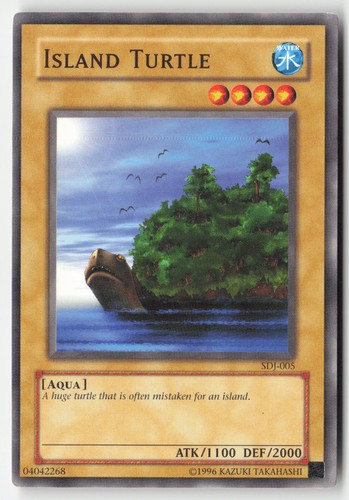 Yugioh island turtle sdj 005 - turtle, sdj-005