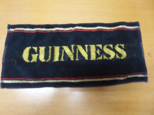 Vintage guiness black beer mat - guiness,