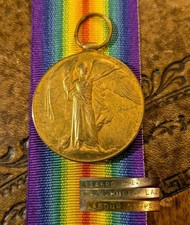 WW1 Victory Medal,  Labour Corps, Private M. Hull, 124580