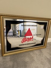 Bass Draught Large Mirror Pub