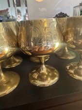Six vintage epns - epns, goblets
