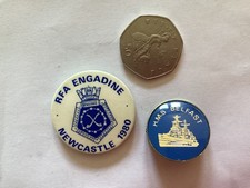 Vintage HMS Belfast Badge &