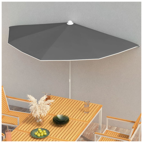 Garden parasol half round - garden,
