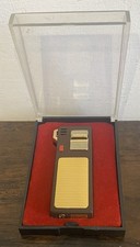 Vintage Brown/gold colour Electronic Lighter By Kingsway  Korea In original box.