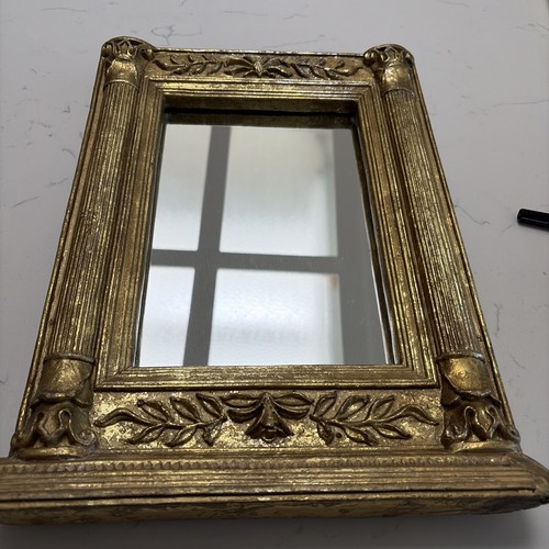 Vintage barge mirror wooden - barge,