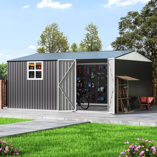12x14 outdoor metal storage - outdoor,