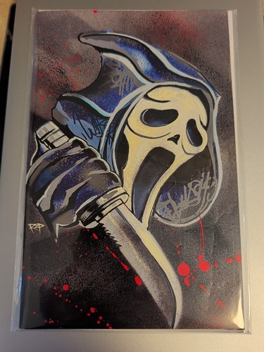 Scream ghost face embossed - scream,
