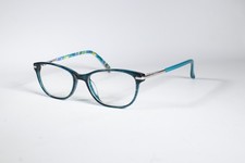 Oasis Eyeglasses Petal Teen Blue Full Rim Plastic Eyewear Glasses Frames 49 mm