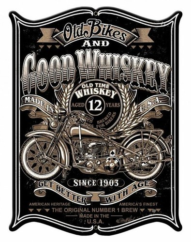 Biker chopper old bikes - bikes, &