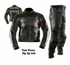 BLACK HONDA BIKER RACING