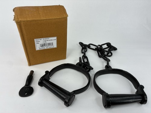 Heavy chain leg cuffs lock - heavy,