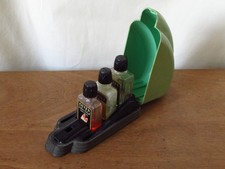 ART DECO GREEN & BLACK SHAPED