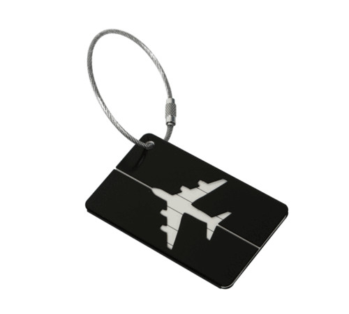 Aluminium luggage baggage tags - baggage,