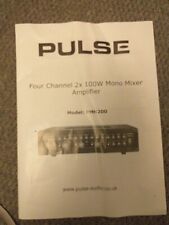  DJ PA System 2 x Speakers & Stands 100 Watt Mixer Amp,Cable Microphone &  Stand