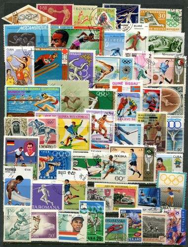 Sport stamps packet of 50 - sport,