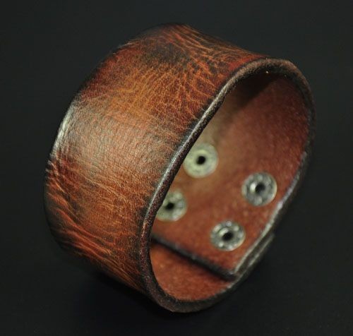 Men vintage wide cowhide - men's,
