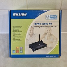 BILLION BiPAC 5200G Broadband Firewall Router Tested & Working VGC
