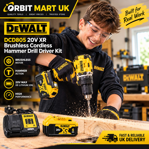 Dewalt dcd805 20v - dewalt, brushless