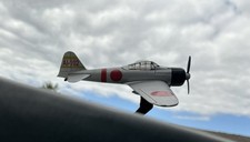 Del Prado Mitsubishi Zero Fighter Diecast Model With Stand 1/97 Scale VTG 2000