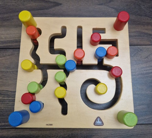 Wooden elc traking maze - wooden,