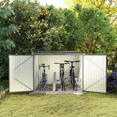 Outdoor bicycle shed - outdoor, garden