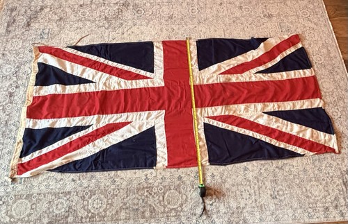 Vintage sewn union jack flag - vintage,