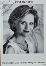Linda Barker personalized/signed autographed pic 15x21cm