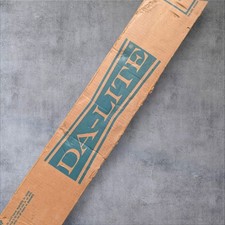 Rank Da-Lite Vintage Portable Projection Screen with Tripod & Original Box USA 