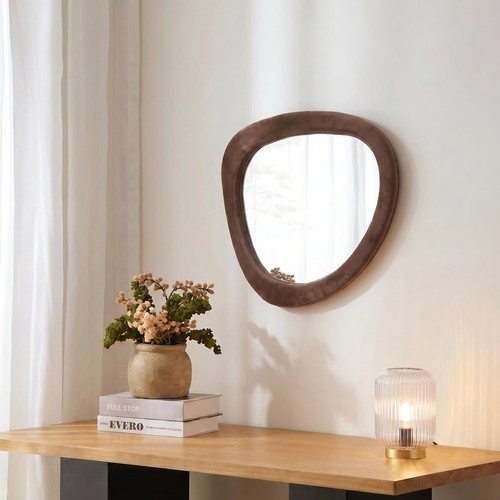 Ohs wall mirror - wall, velvet