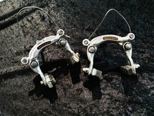 Vintage Peugeot centre pull brakes Weinmann retro bike bicycle Eroica France