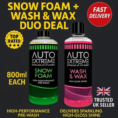 Snow foam and wash - wash, car