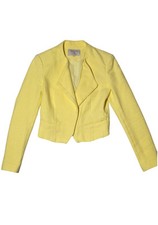 zara trafaluc yellow woman blazer size M