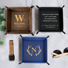 Personalized PU Leather Valet