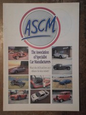 ASCM KIT CAR orig 1990s UK Mkt Publicity Brochure - Chesil Beauford Hawk Minari 