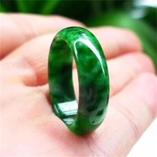 Men Wedding Green Jade Ring