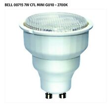  BELL 00715 7W CFL MINI GU10 - 2700K replaces halogen GU10