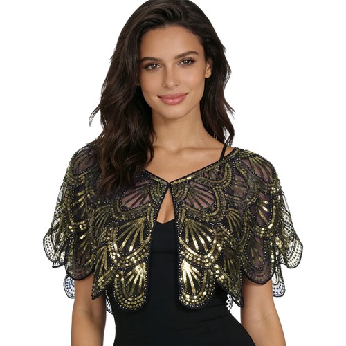 Women sequin shawl wraps - shawl,