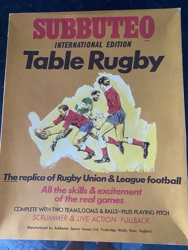 Subbuteo rugby england - rugby, &