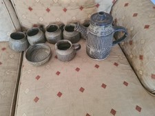 Nine Piece 70's Studio Pottery