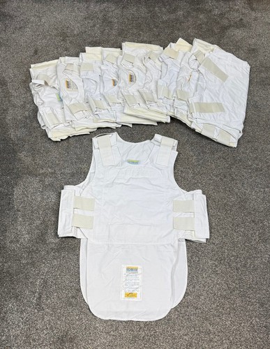White covert body armour cover - white,