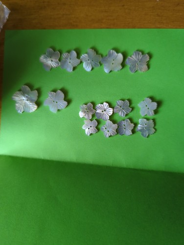Mother pearl buttons set - of,