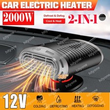 2-IN-1 Portable 2000W Electric Car Heater Heating Fan Defogger DefrosterDemister