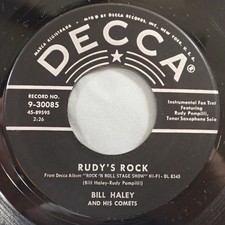 Hear 45 rpm record - hear, 50's